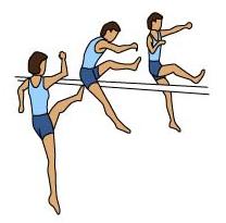 Atletismo Salto Altura Estilo Tijeras Tijeretas Fases