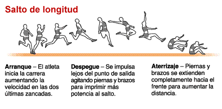 Atletismo Salto Longitud Detalles 2