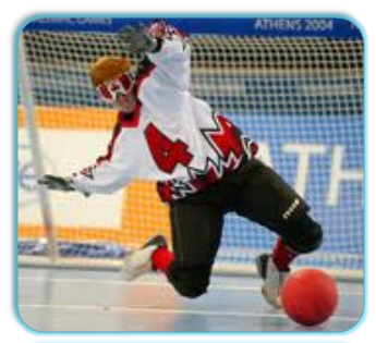 Sesiones discapacitados juegos y deportes goalball