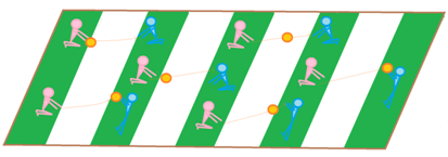 Sesiones discapacitados ciegos goalball