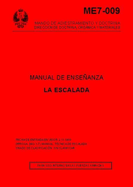 Manual de Enseñanza de la Escalada