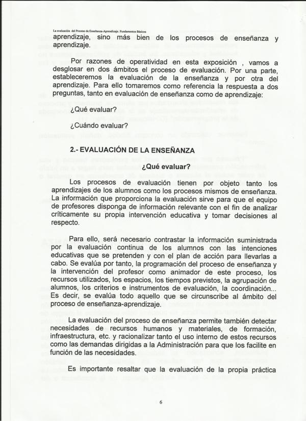 Proceso enseñanza y aprendizaje