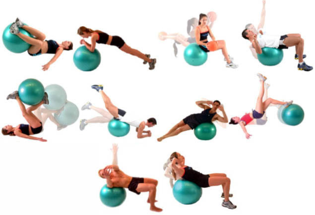 Fitball pilates