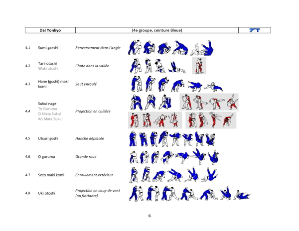 Técnicas de Judo